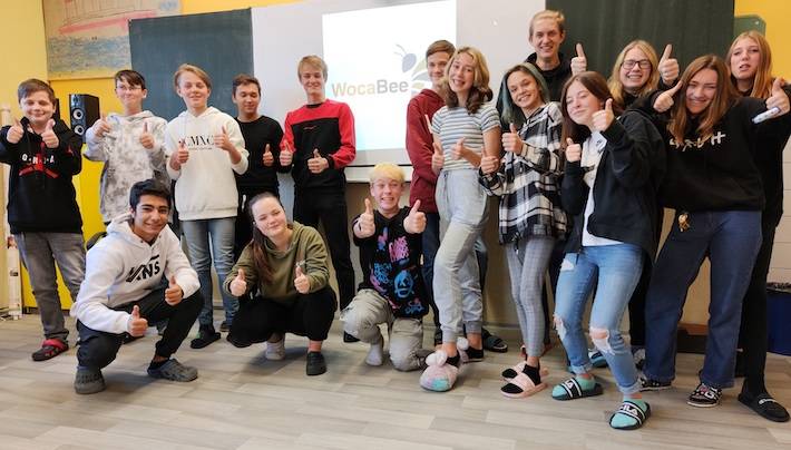 Deváťáci vyhráli krajskou jazykovou soutěž. Naučili se 293 slovíček