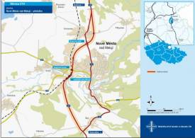 Navrhované řešení přeložky silnice I/14