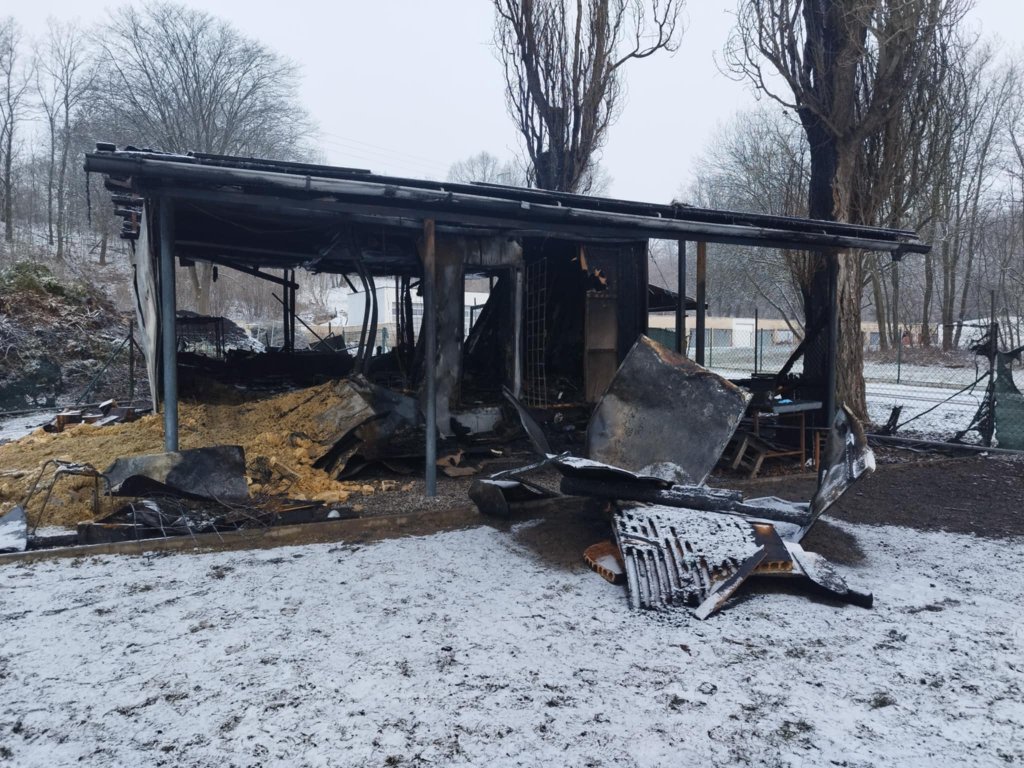 Kynologové z Vamberka přišli o všechno. Klubovnu zasáhl ničivý požár