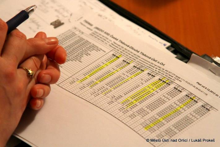 Vedení města jednalo s Oredem o jízdních řádech