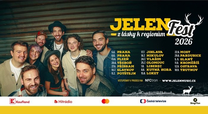 Kapela Jelen příští rok odehraje pouze své vlastní koncerty