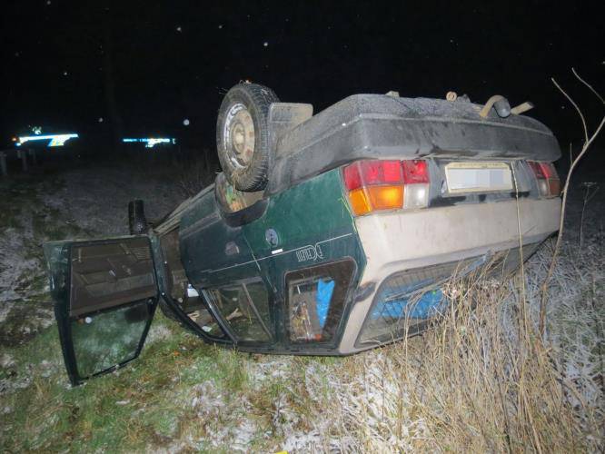 První námraza řidiče překvapila